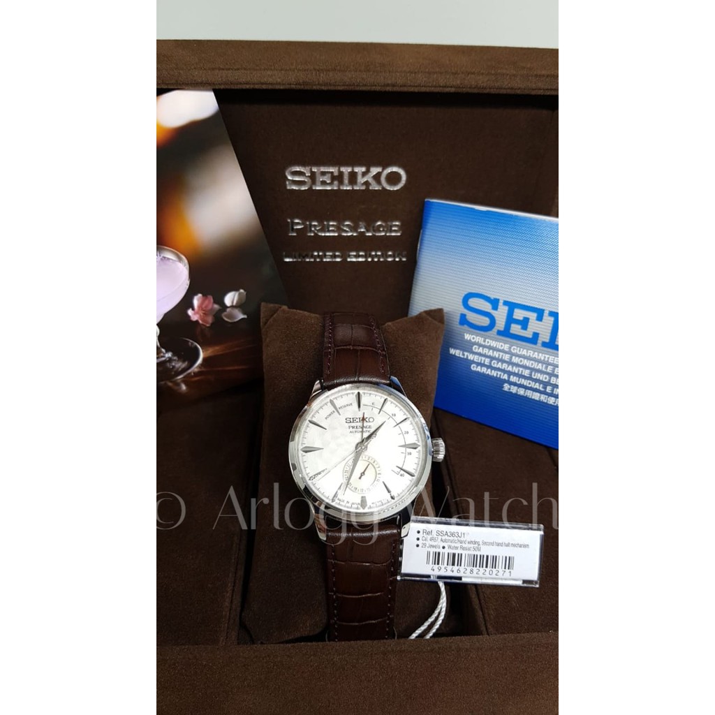 Seiko Presage Cocktail Time SSA363J1 Sakura Fubuki Limited Edition Automatic