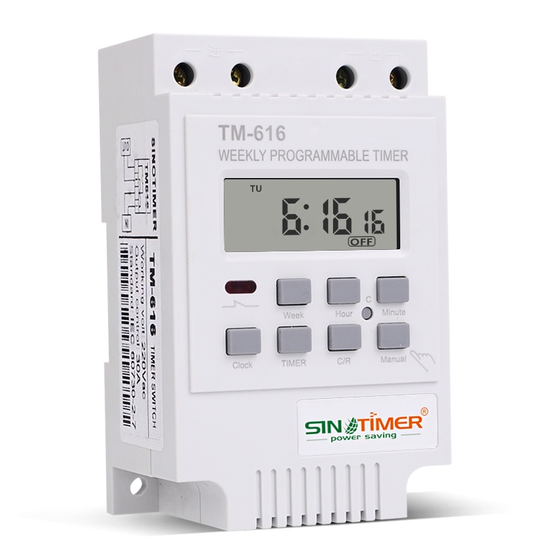 Power Timer Programmable Time Switch Relay 220V 30A TM616W