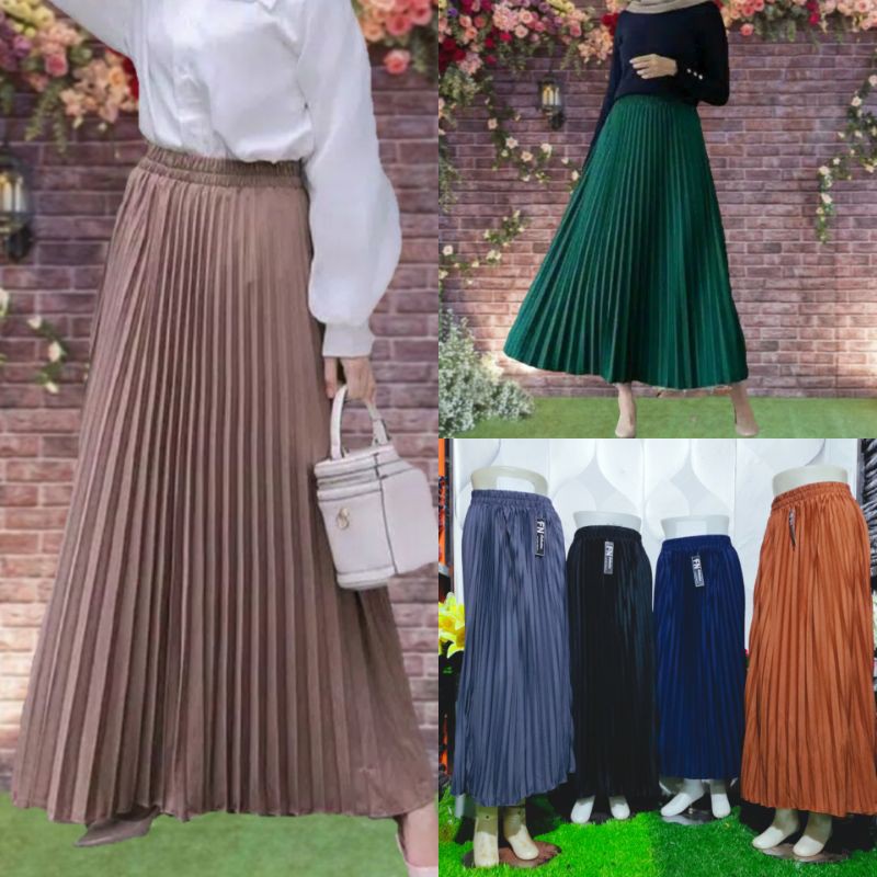 Rok plisket premium mayung big size Fashion muslim