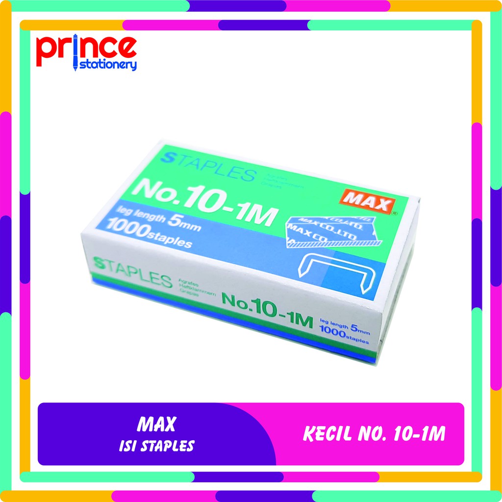 

ISI STAPLES MAX KECIL NOMOR 10