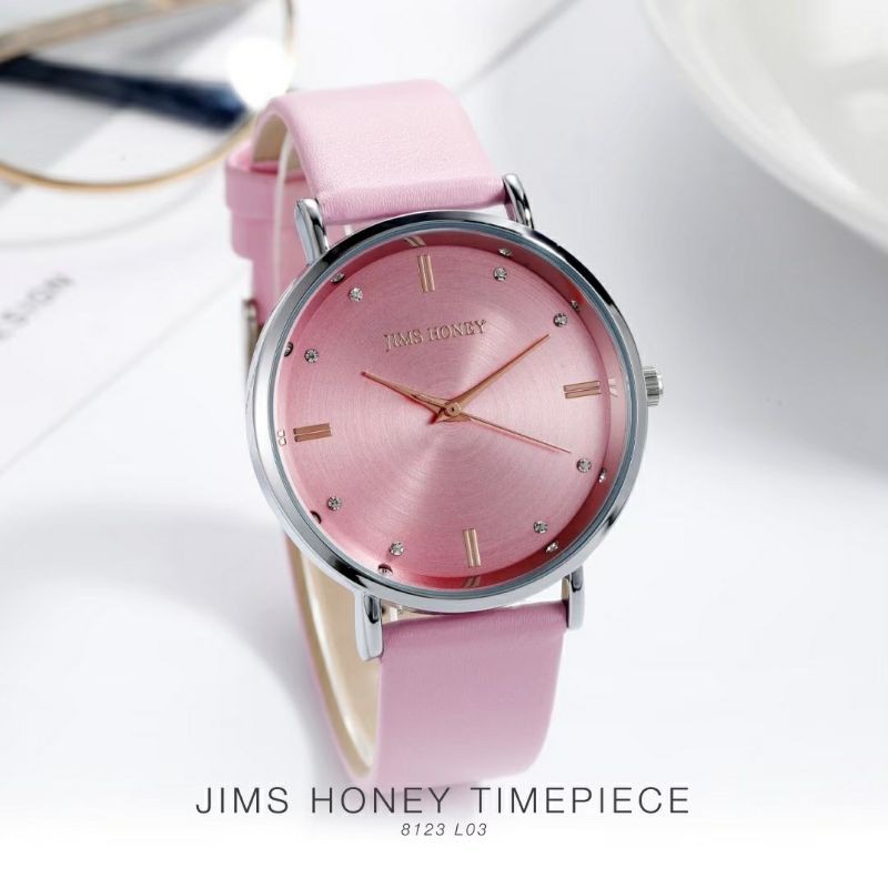 JAM TANGAN WANITA JIMS HONEY 8123 ORI QUARTZ WATCH ANTI AIR JIMSHONEY IMPORT FASHION CEWEK KOREA