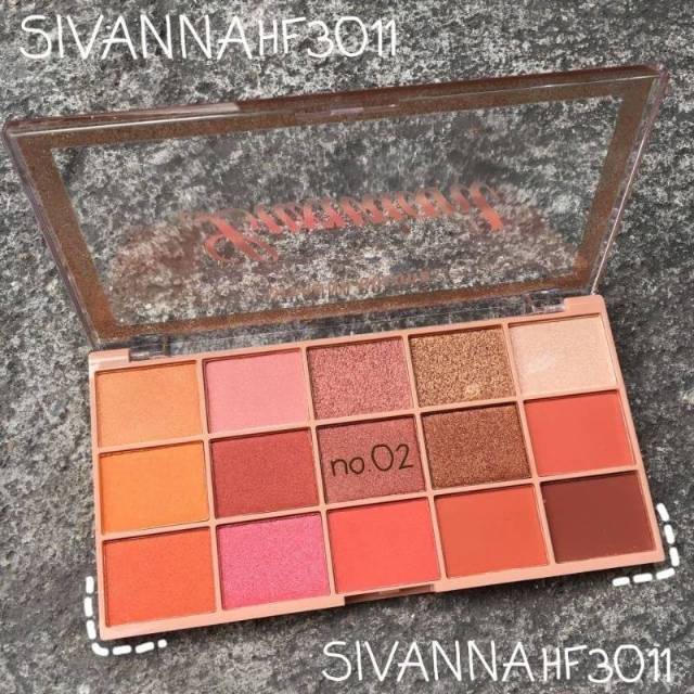 SIVANNA COLORS Luxuriant Ultra Professional Eyeshadows #HF3011 Thailand / Eyeshadow