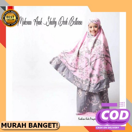 Mukena Anak Edisi Lebaran Terusan Set Sejadah Cantik Murah Bordir J4V0 Model Terbaru Sekarang Kekini