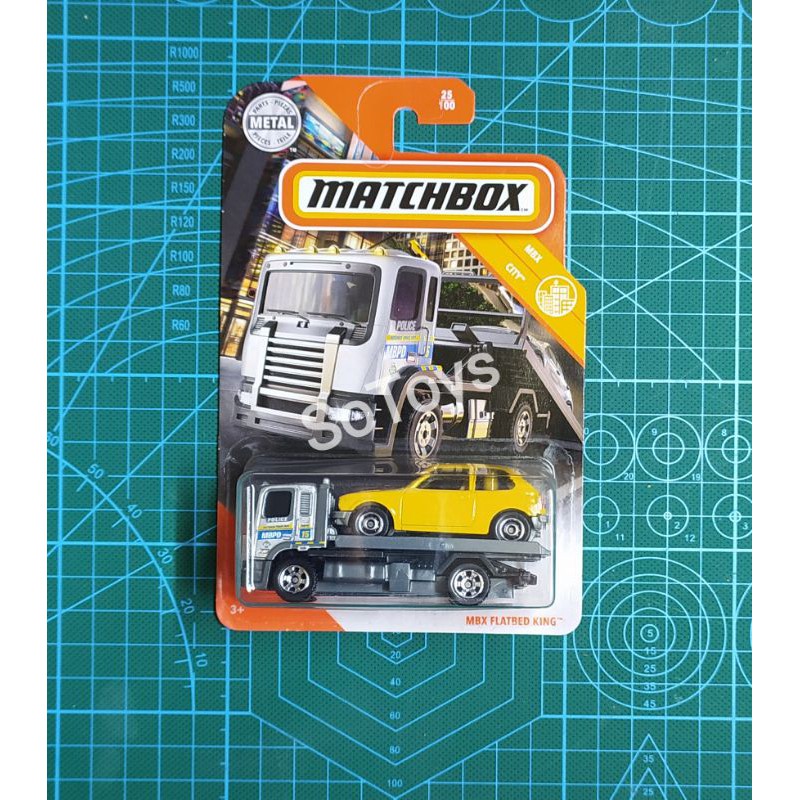Matchbox Custom Flatbed King dan Honda CVCC Team Transport