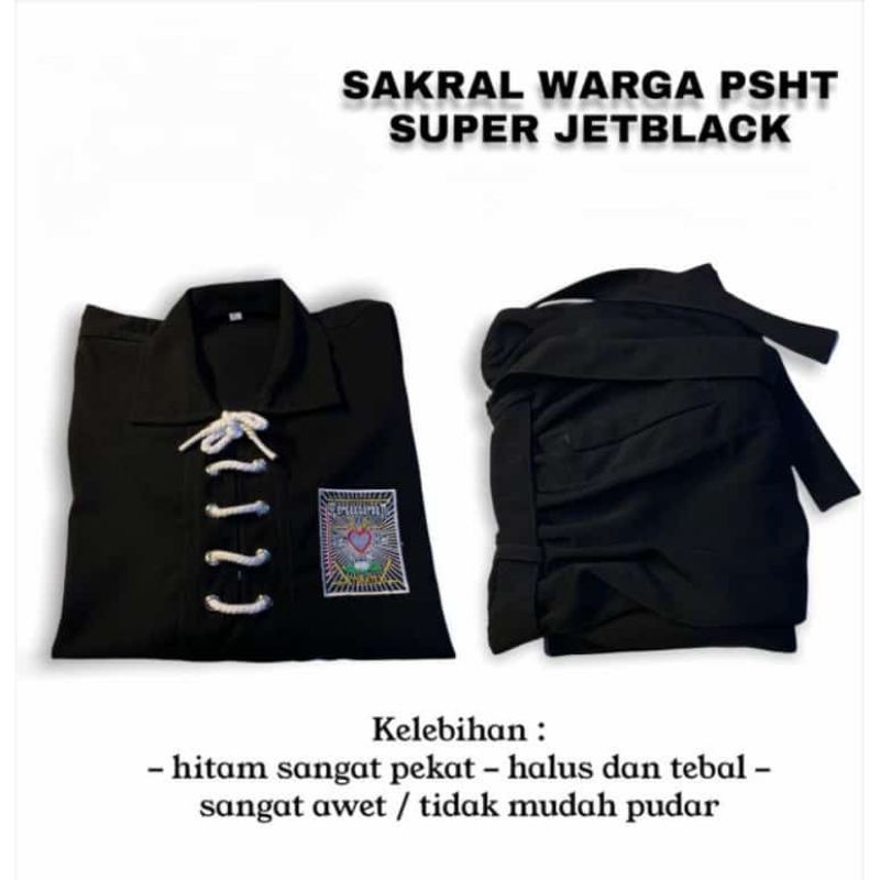 Sakral Warga PSHT Super Jetblack Sakral PSHT Super Blackjet ( Starlight )