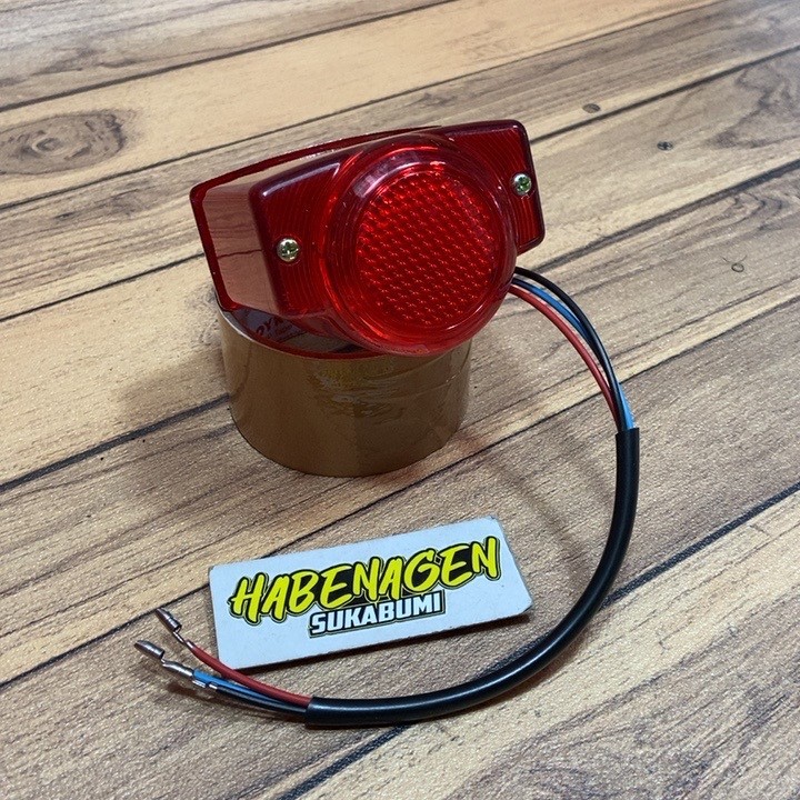 stop lamp lampu rem belakang dream mini mika kaca merah cb100 cb 100 cb125 cb 125 GOOD TERMURAH