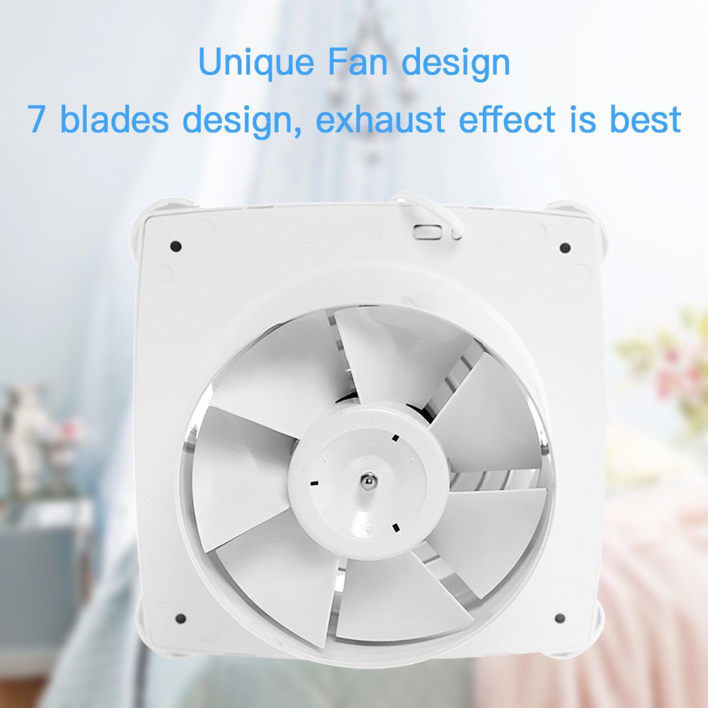 6 Exhaust Fan For Ceiling Bathroom Toilet Ventilator 220v Fan Hotel Wall Ventilation Silent Shopee Indonesia