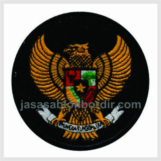 Emblem Bordir Garuda