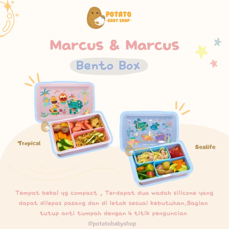 Marcus &amp; Marcus Bento Box - Tempat Makan Anak