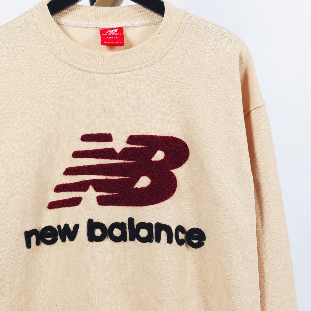 JAKET SWEATER CREWNECK NB EMBROIDERY SIMPLE UNISEX GOOD QUALITY