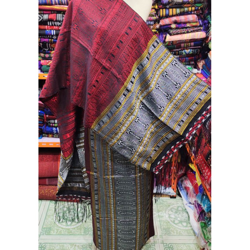 Songket Tumtuman Tanpa Sambungan Songket TTS Asli Tarutung