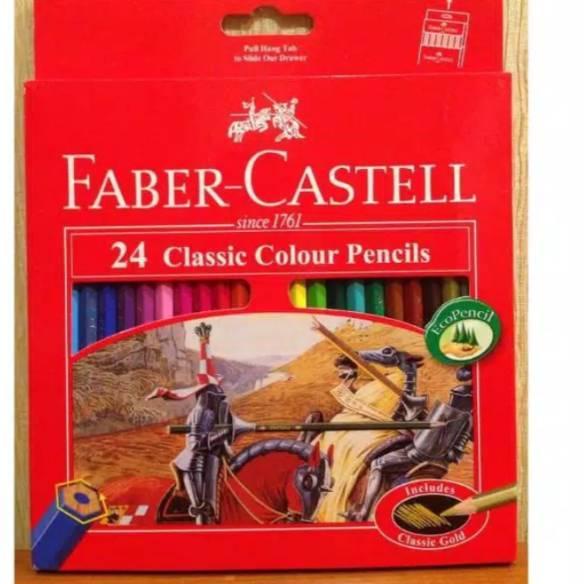 

Hemat Belanja Pensil warna faber castle isi 24