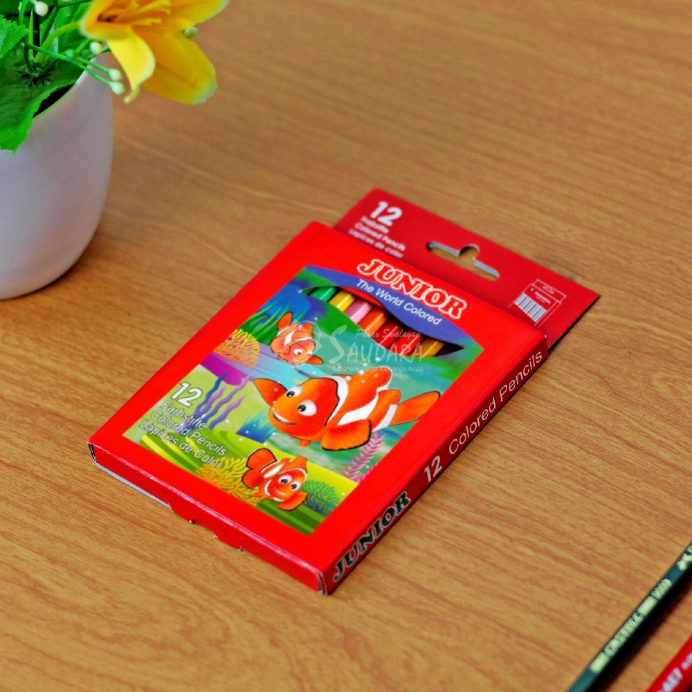 

Pensil Warna Junior Kecil 12 Warna - Pensil Mewarnai Color Pencils