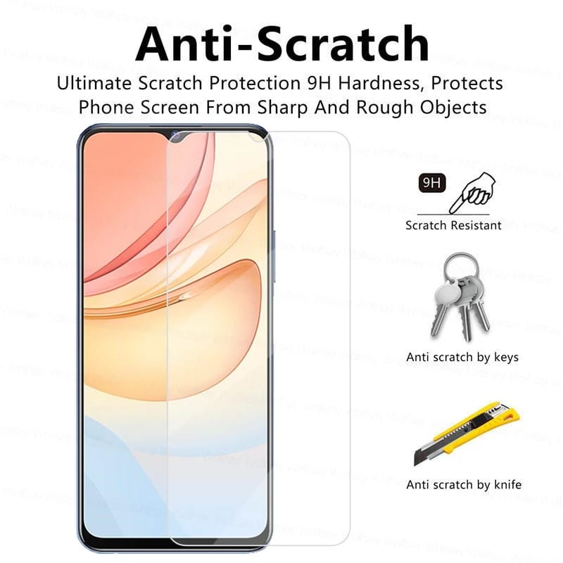 PROMO Tempered Glass Kaca Bening VIVO Y53s Full Layar Screen Guard Antigores Kaca