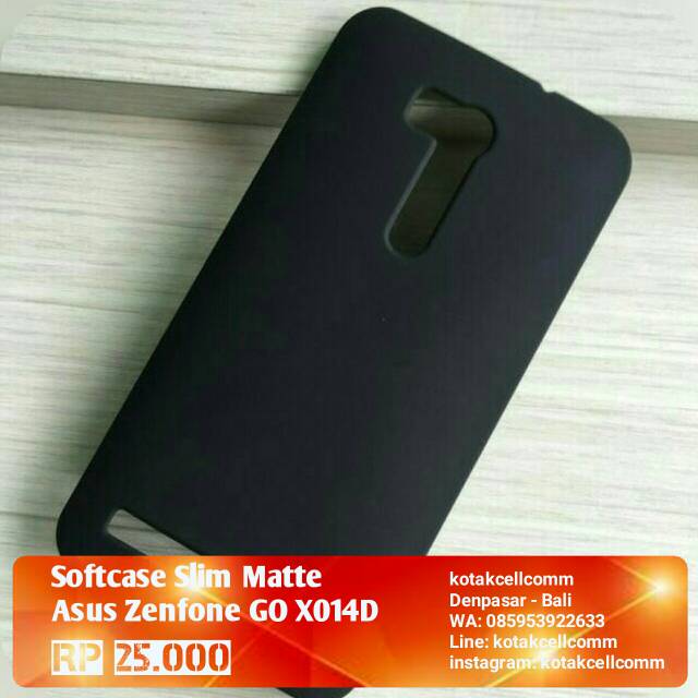 Softcase Slim Matte Asus Zenfone Go X014d Shopee Indonesia