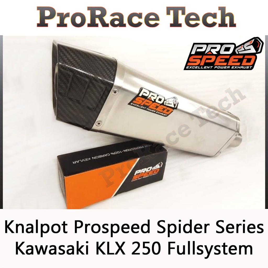Knalpot Prospeed Spider Series KLX 250 Fullsystem