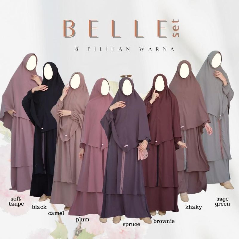 Belle Gamis set by Shahia Syar'i