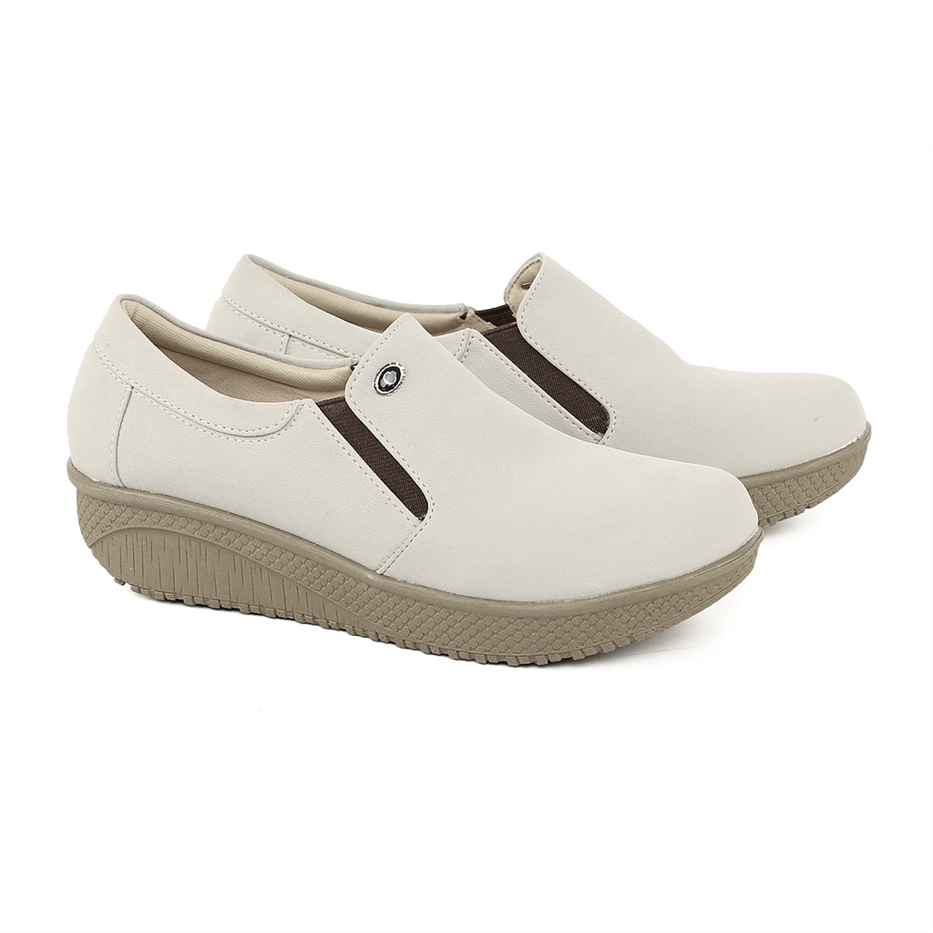 Catenzo Sepatu Sneakers Wanita Terbaru 2022 Kekinian Viral Cream AH 061