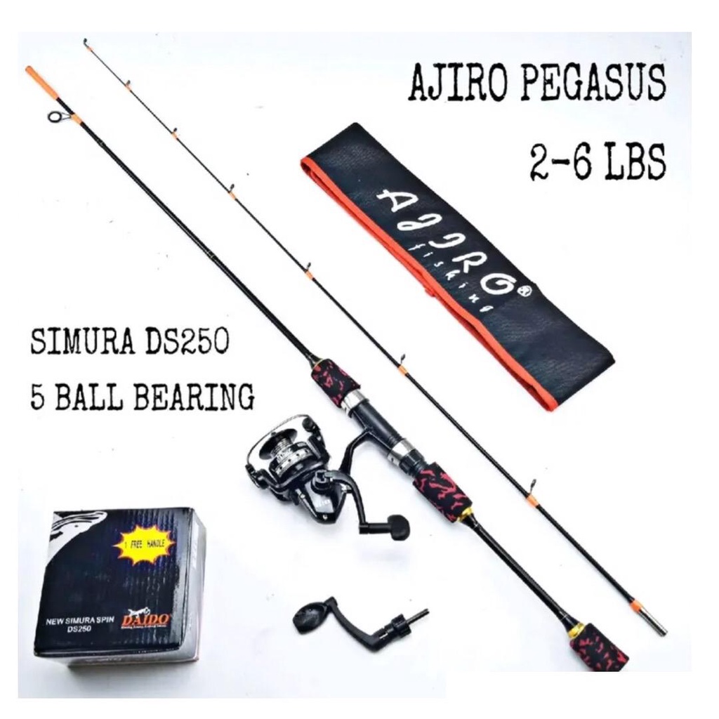 Sepaket Joran Ajiro Pegasus dan Daido Simura