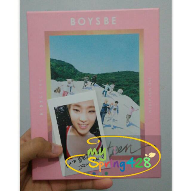 Album Seventeen Boys Be & Photocard Hoshi