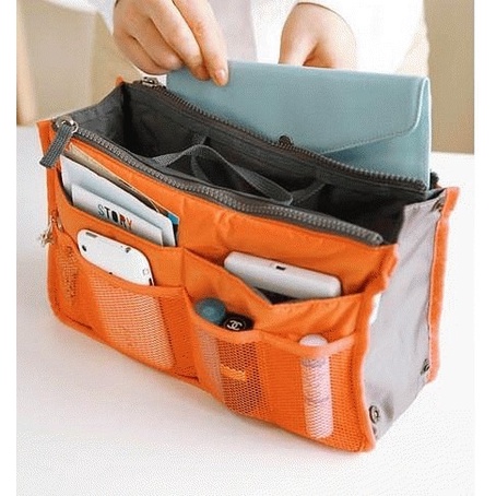TERMURAH DUAL BAG IN BAG ORGANIZER KOREAN STYLE TAS ORGANIZER DALAM TAS HIGHT QUALITY