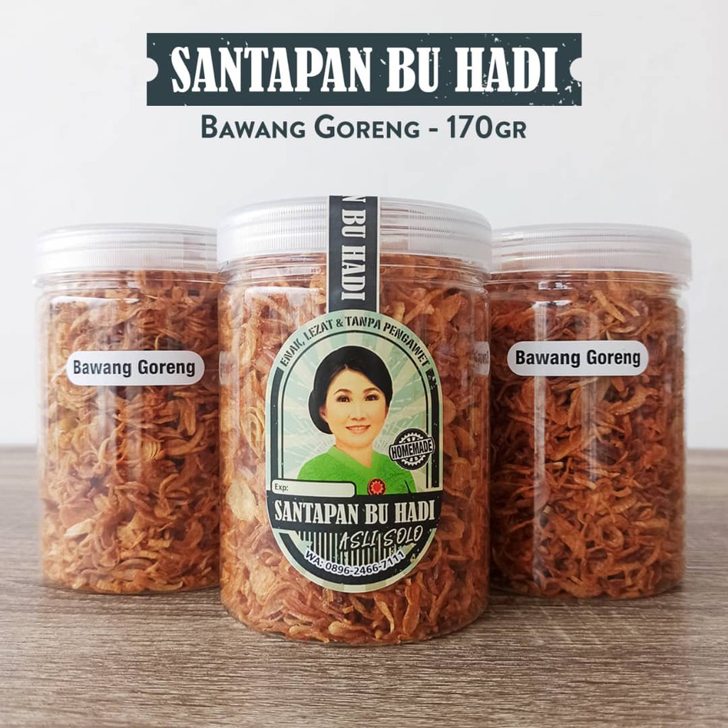 

Bawang Merah Goreng PREMIUM 170gram KRIUK TANPA PENGAWET