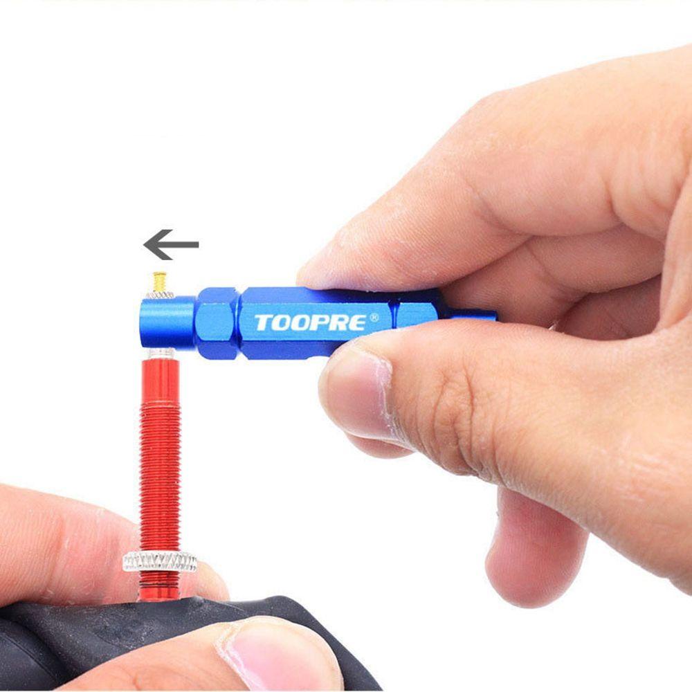 Populer Alat Katup Sepeda Paduan Aluminium Aksesoris Anti-slip Air-Valve Spanner