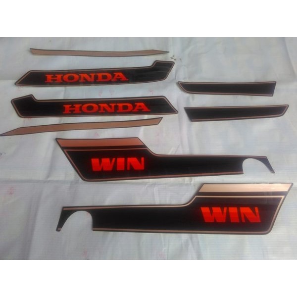 stiker decal tangki polet tengki honda win100 termurah di bandung Motor Custom
