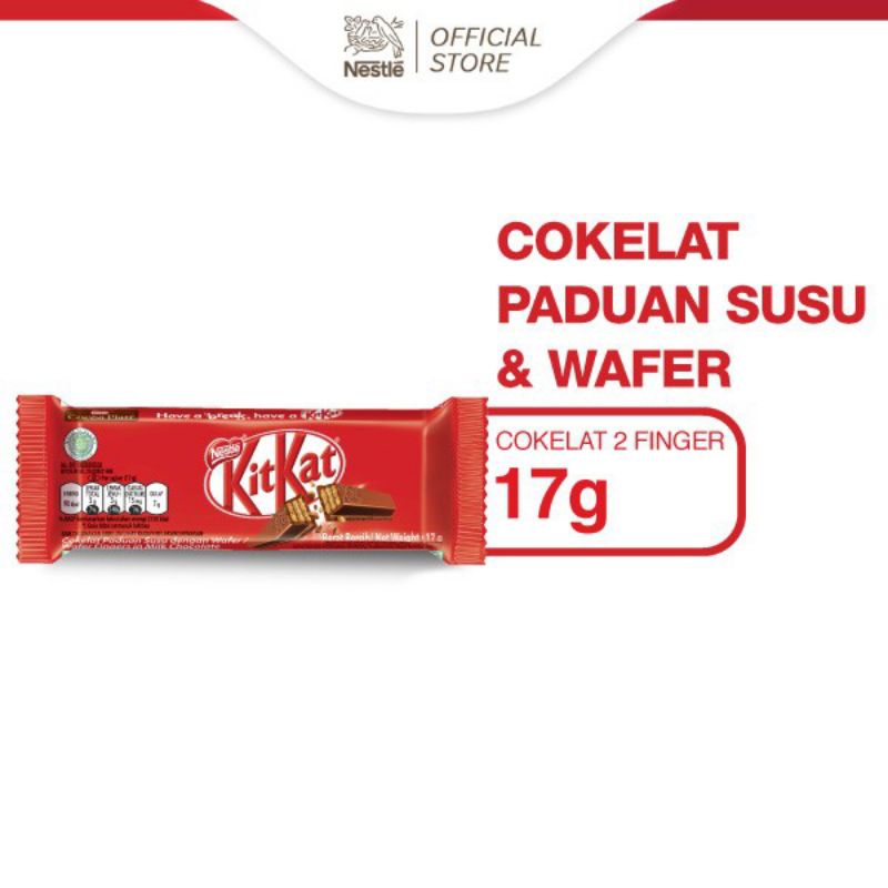 

NESTLE KIT KAT Coklat Wafer 2F Original 17 Gram