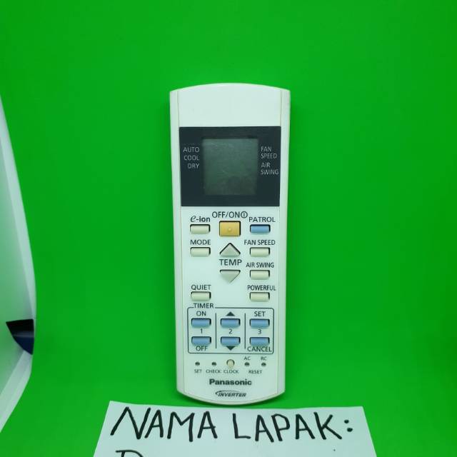 REMOTE REMOT AC PANASONIC INVERTER ORIGINAL ASLI