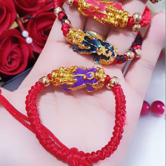 Gelang tangan wanita kepala naga