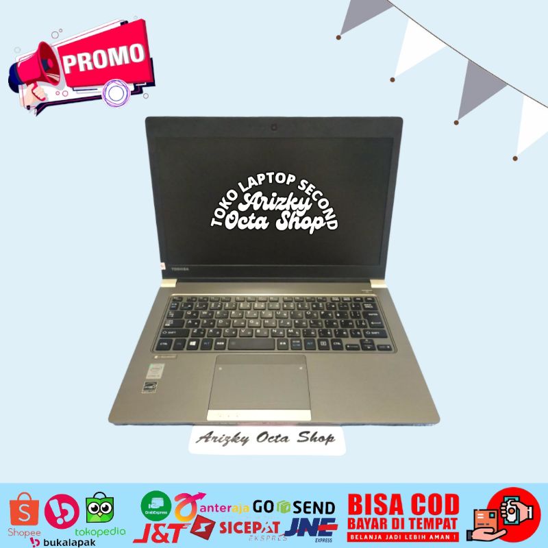 Laptop Toshiba Core i5 Gen 5 ram 8gb ssd 256gb slim ringan