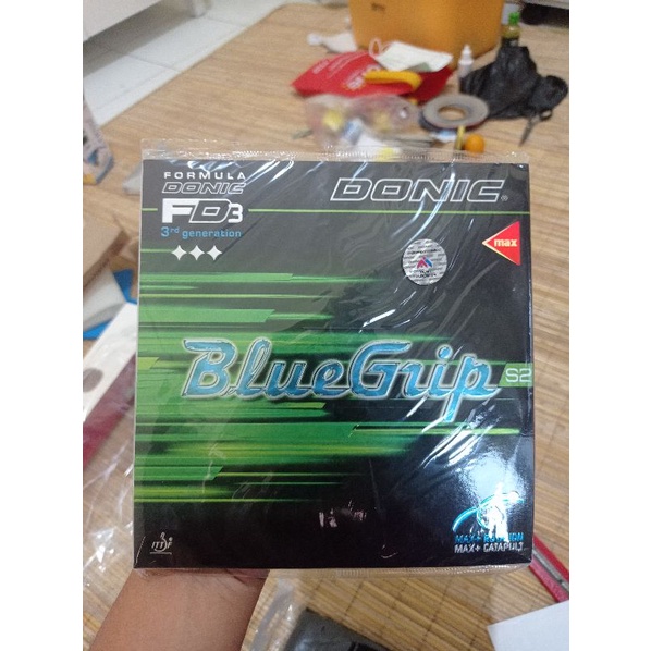 KARET TENIS MEJA DONIC BLUEGRIP S2 ORIGINAL