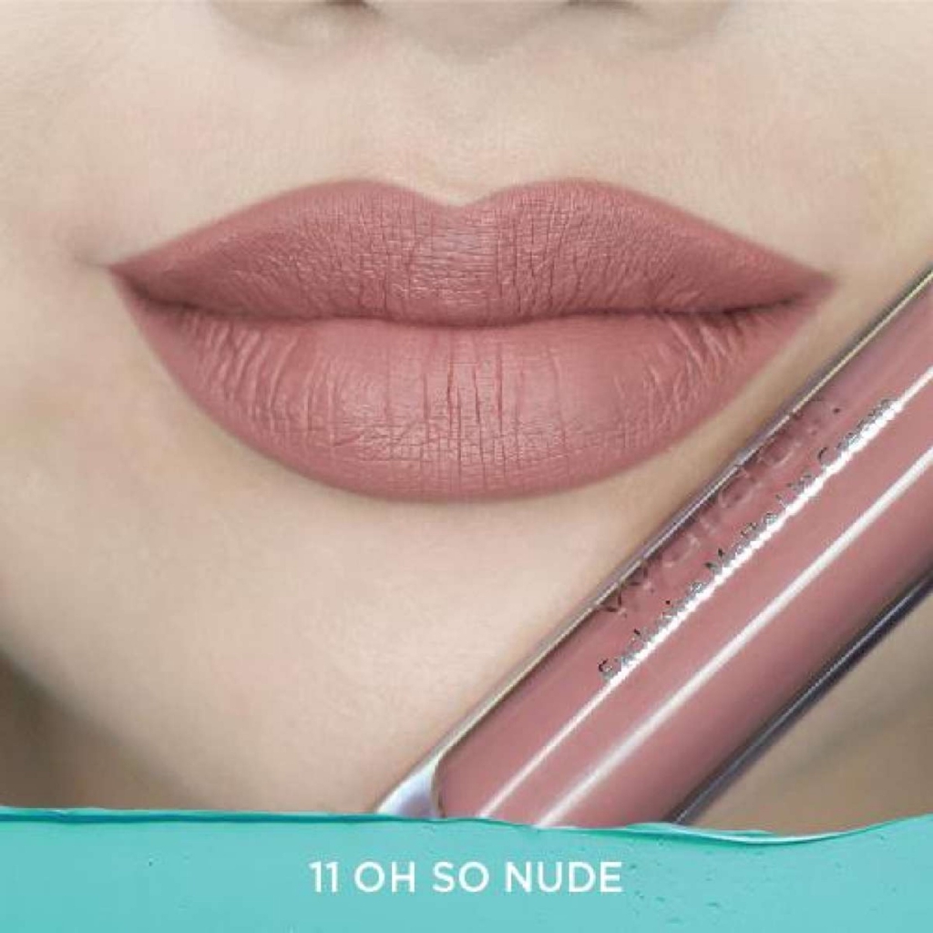 Wardah Exclusive Matte Lip Cream / Lipstik Matte - 11 Oh So Nude
