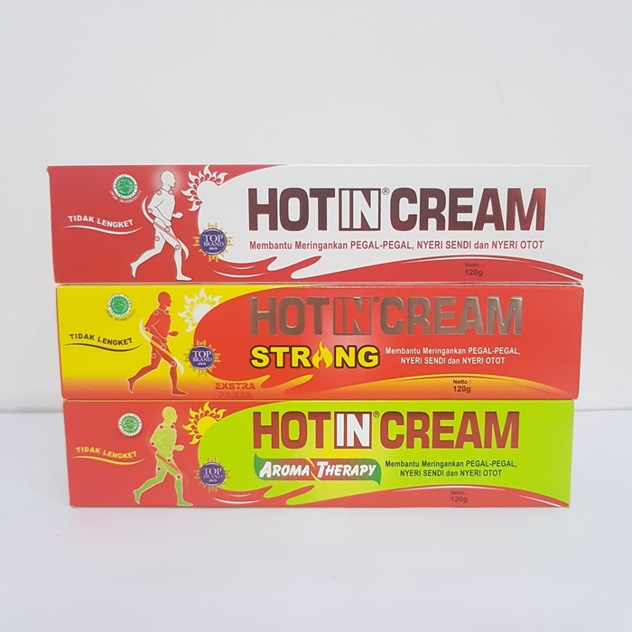 Hot In Cream 120 Gr (PUTIH, STRONG &amp; AROMA THERAPY)