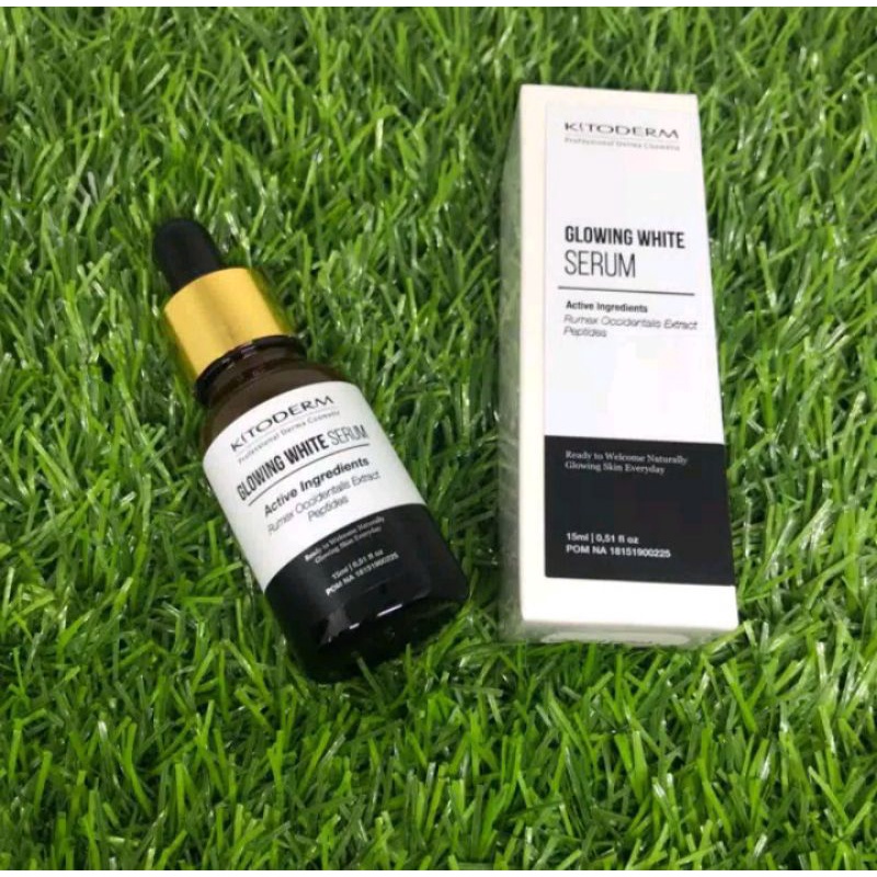 kitoderm glowing white serum