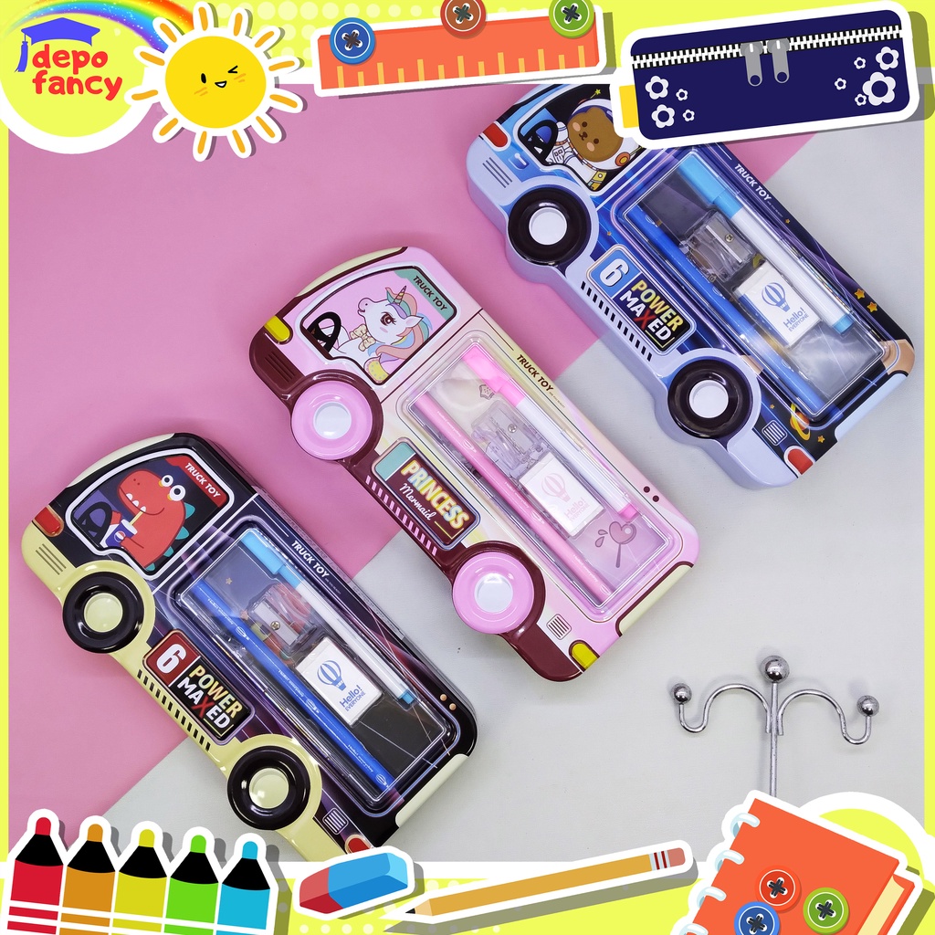 

Kotak Pensil Kaleng / Kotak Pensil ANTI PENYOK GAMBAR BAGUS 2 Susun + Isi + MAGIC BOARD B692