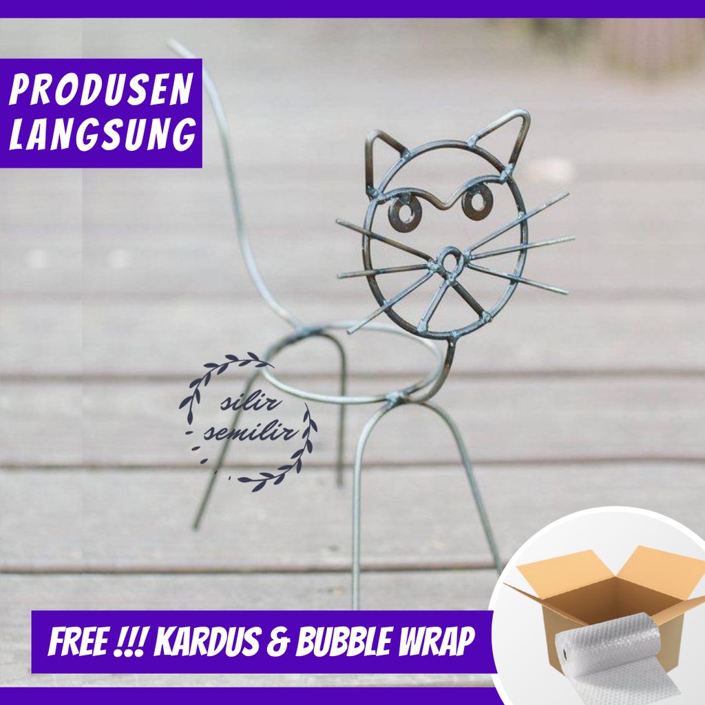 SMF014 rak standing pot hiasan bunga besi plastik dekorasi dinding ruang kamar tamu tidur rumah