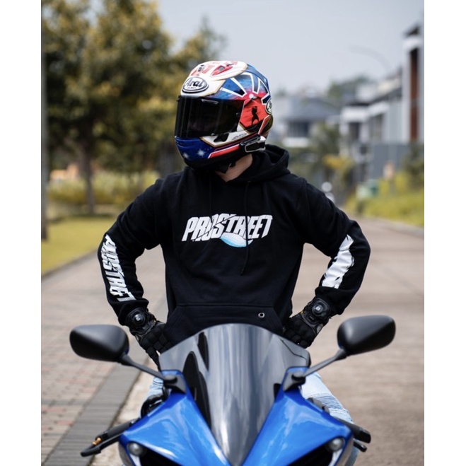 HOODIE|WHITE FOX | ORIGINAL PROSTREET | SIZE M