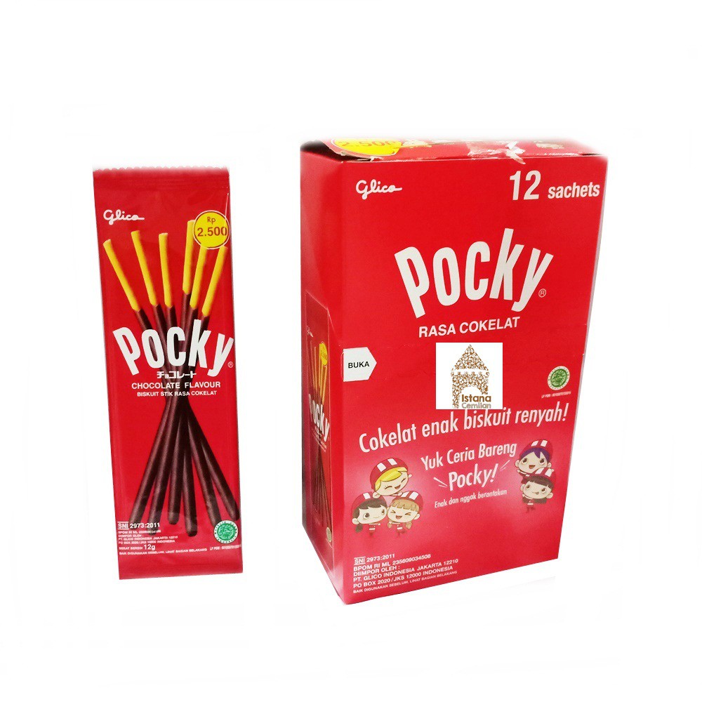 Pocky Singles Biskuit Stik (isi 12 sachet)