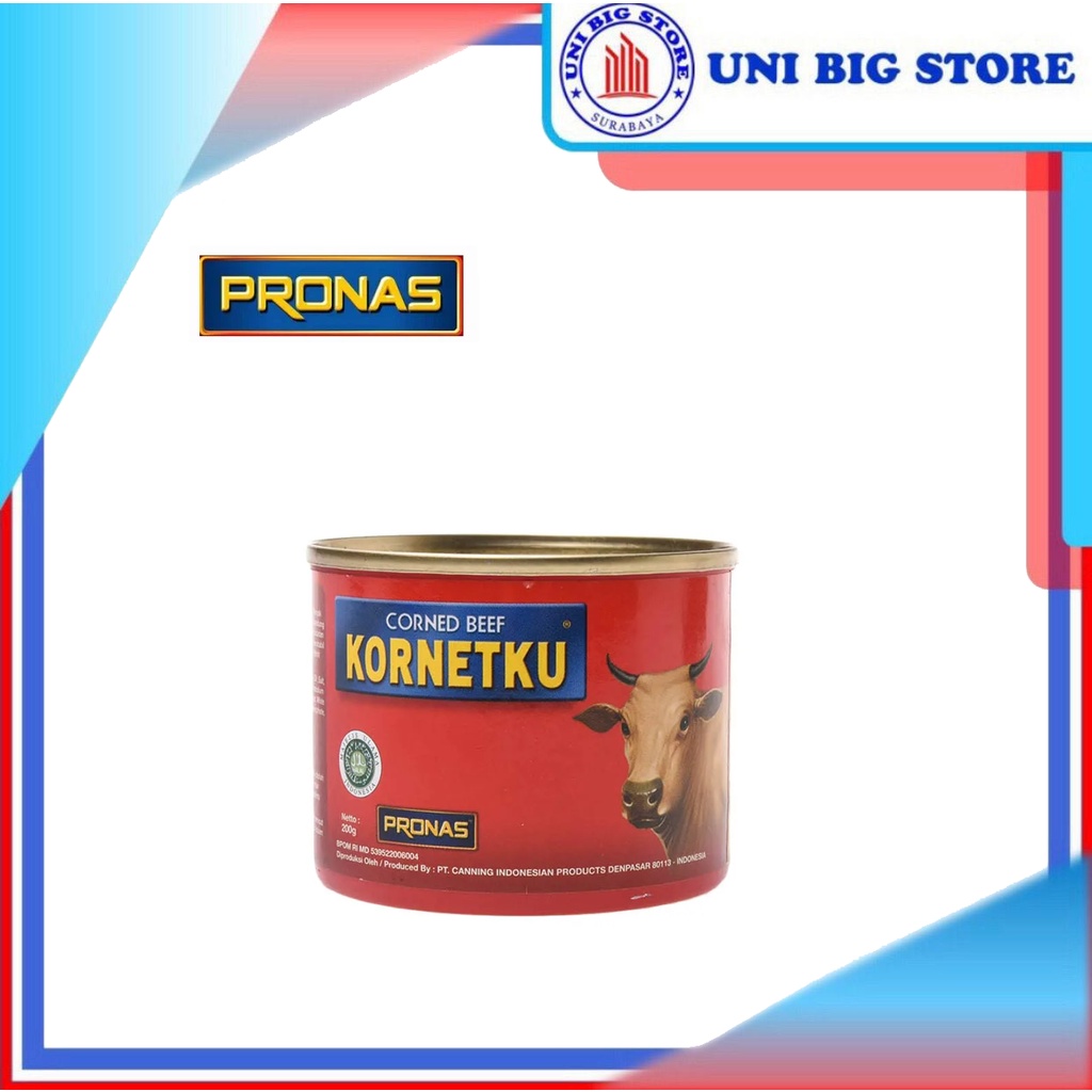 

Pronas KORNETKU Kornet Daging Sapi 200 gr Corned Beef