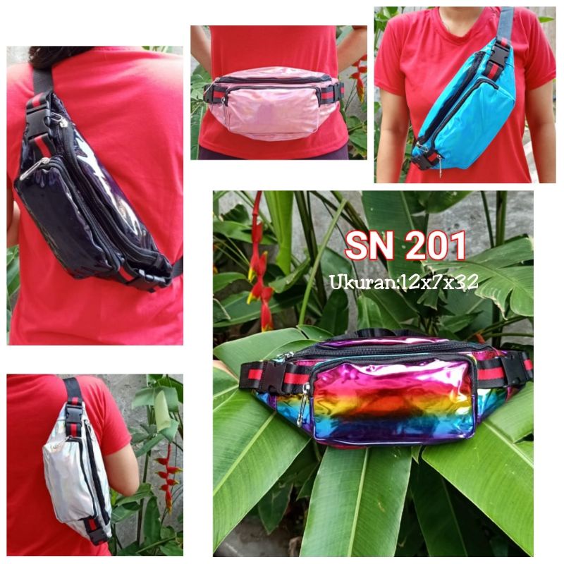 WAIST BAG MIKA ANTI AIR PRIA WANITA SLINGBAG CROSSBODY