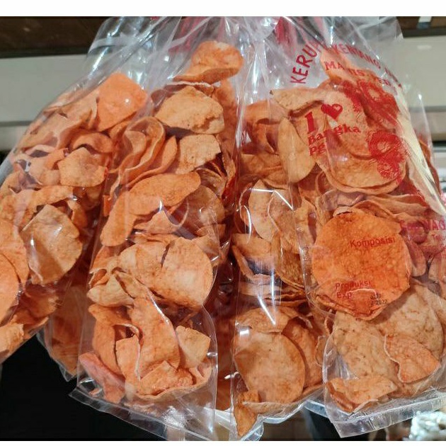 

Snack Keripik Kentang Udang Manis Pedas Merk Naga