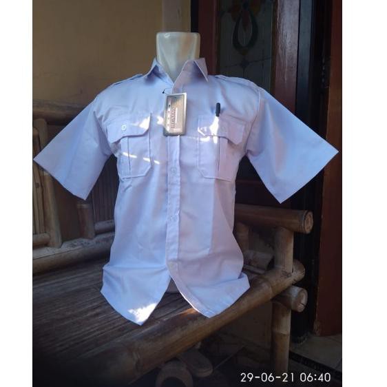 baju dinas pria/Seragam Pns Pria Putih/ Baju Kerja Atasan Pdh Pns Putih/Baju Satpam/He