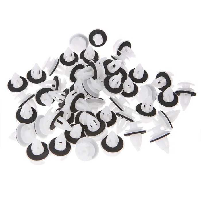 Rivet Clip Pintu Mobil Door Panel Buckle with Seal Ring 100Pcs EE336