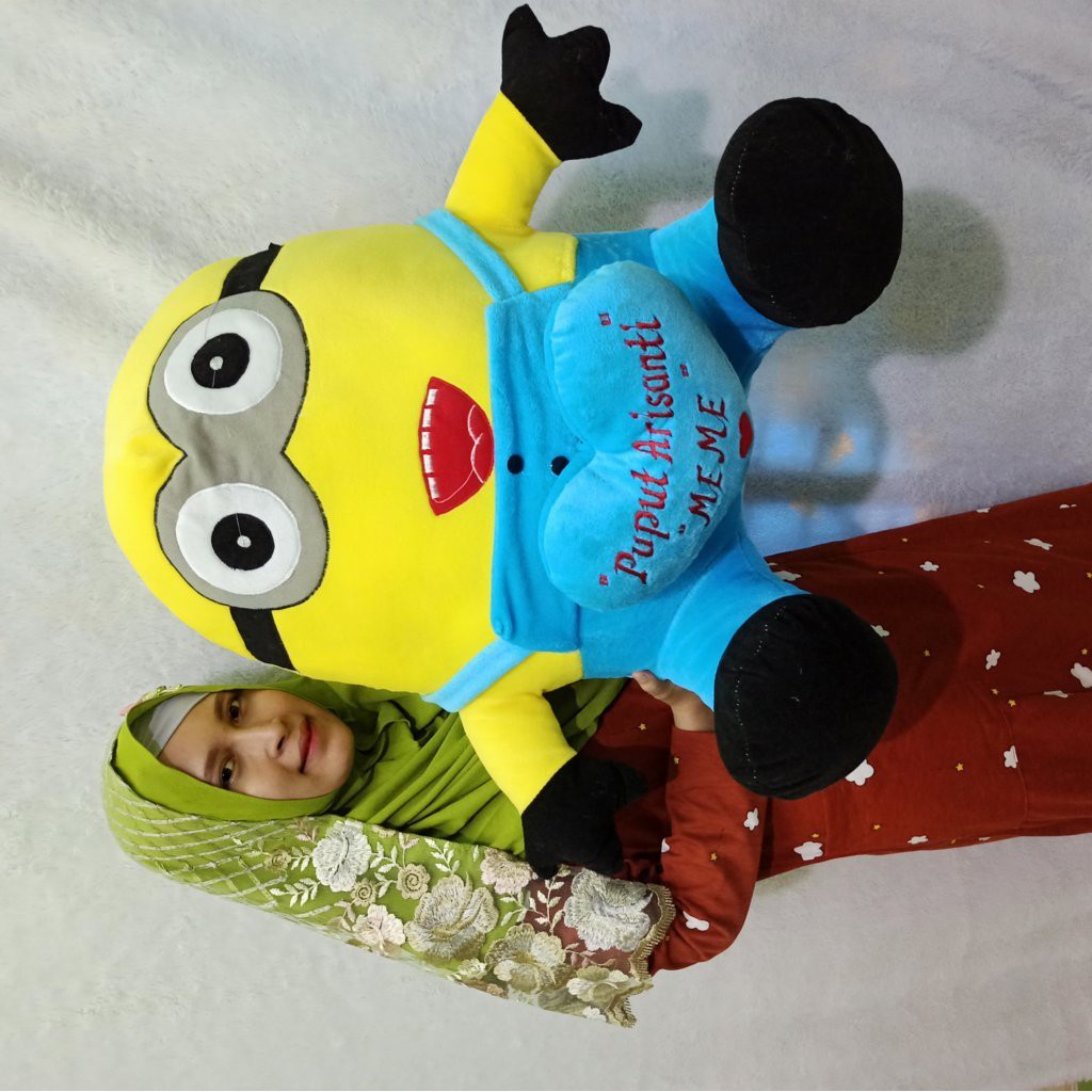 TERMURAH boneka Minion jumbo, bisa ukir nama dan photo
