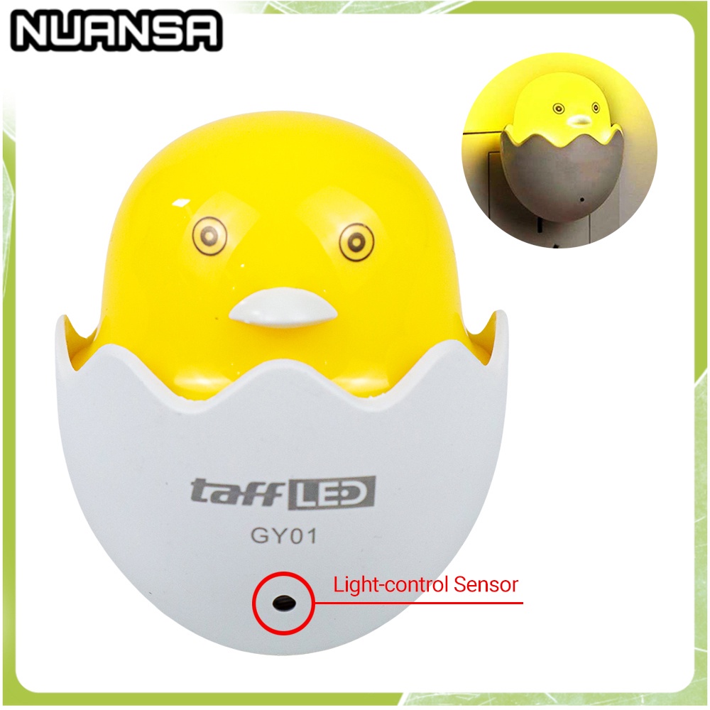 COD - Lampu LED Sensor Deteksi Cahaya Model Chicken Yellow Light - GY01