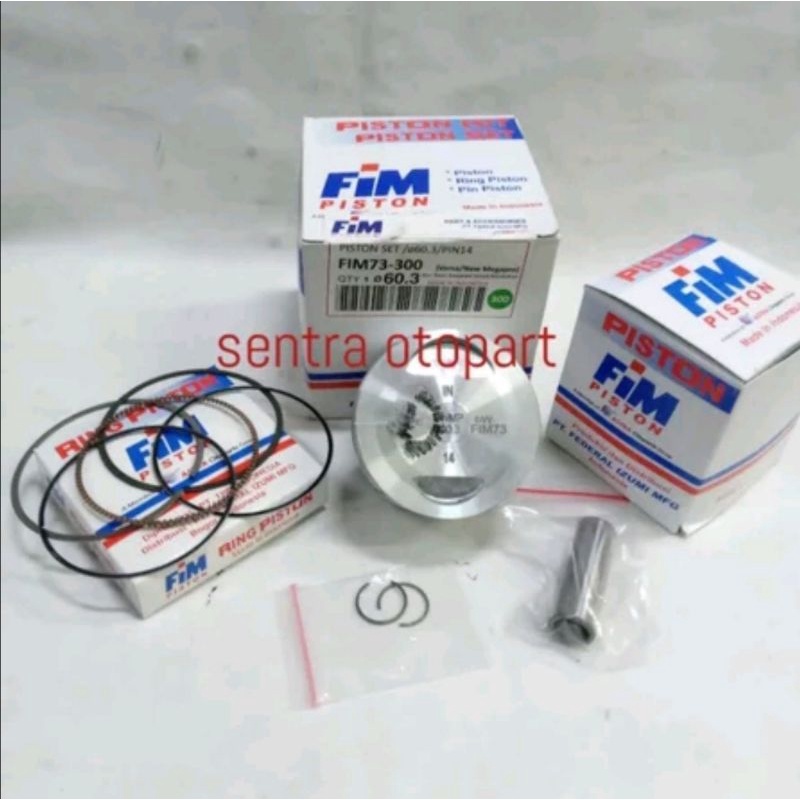 piston seher kit megapro monoshok oversize 300 original fim