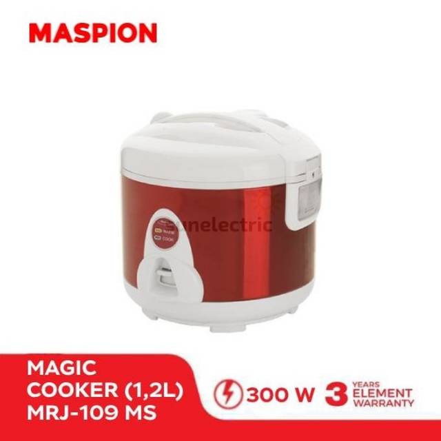 Maspion Rice Cooker 1.2 Liter MRJ 109 MS