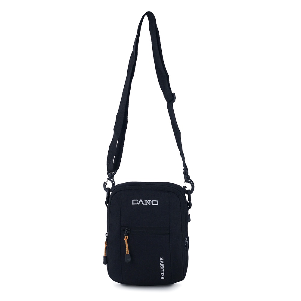 Tas Mini Multifungsi Tas Hp Dompet Tas Waistbag Tas Slempang Sling Bag Tas Selempang Unisex Hitam Cano